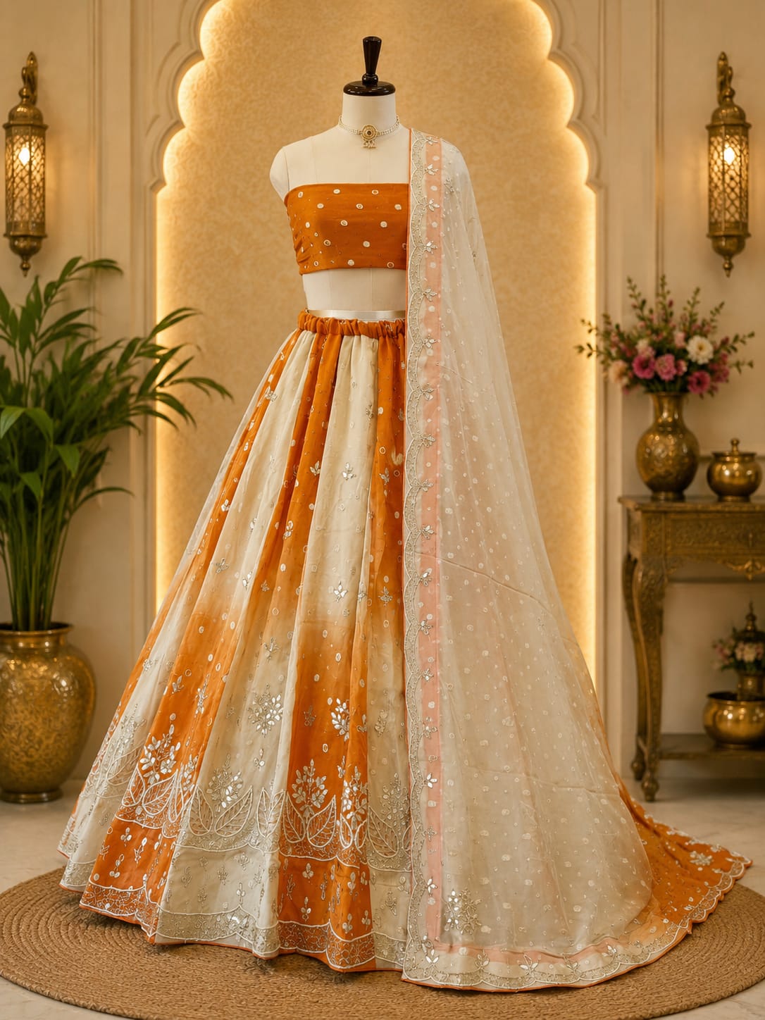 KcPc New HO Silk Traditional Lehenga with Cutdana Work VK