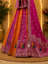 KcPc Exclusive Dola Silk Lehenga with Rich Zari Detailing GOR