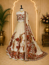 KcPc New Royal Traditional Style Upada Silk Festive Lehenga GOR