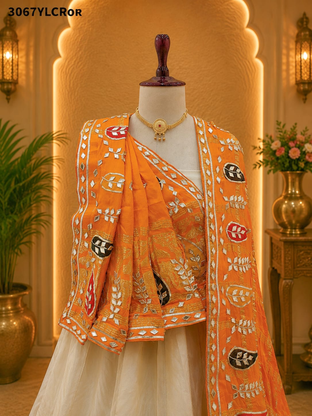 KcPc New Wedding Wear Tissue Silk Designer Lehenga with Gotapatti Work RTK