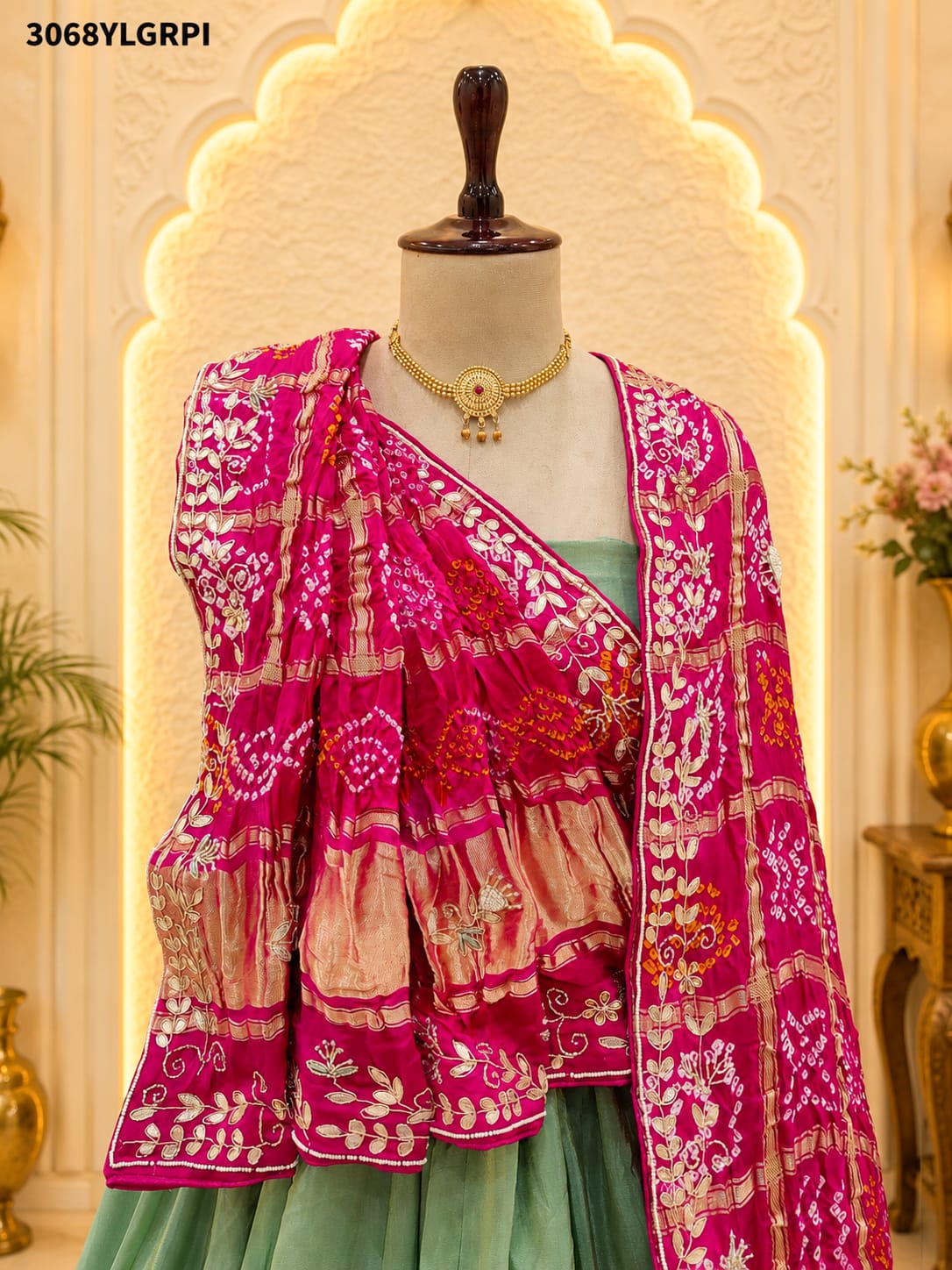KcPc New Traditional Tissue Silk Jaipuri Lehenga for Festive WearRTK