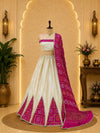 KcPc NewPremium Upada Silk Bandhani Lehenga with EmbroiderySSB