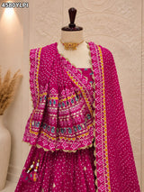 KcPc Premium Printed Crepe Silk Lehengas Designed with Elegant for Festive WearBHUTA