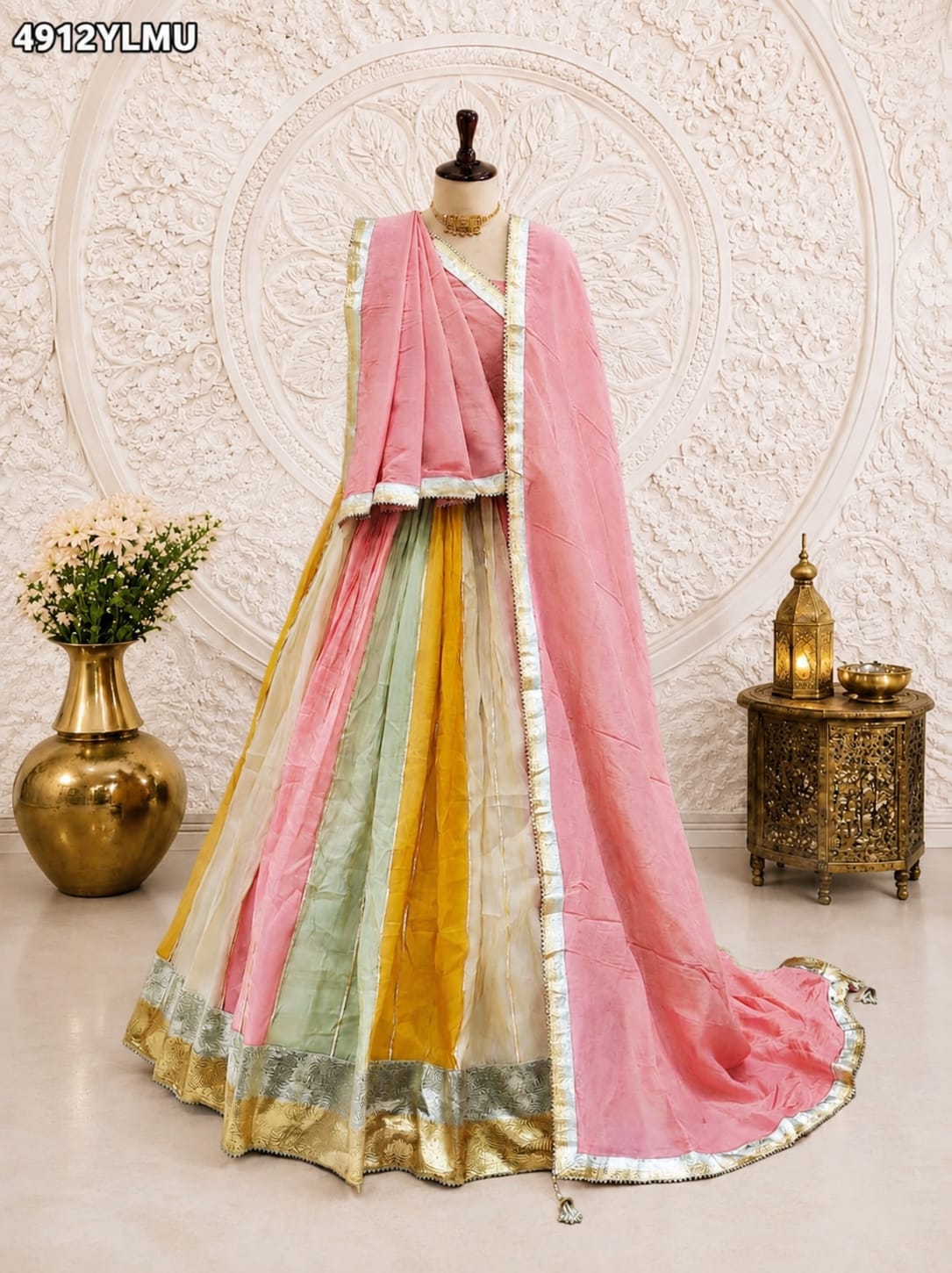 KcPc Upada Silk Designer Lehenga with Gota Work GOURI
