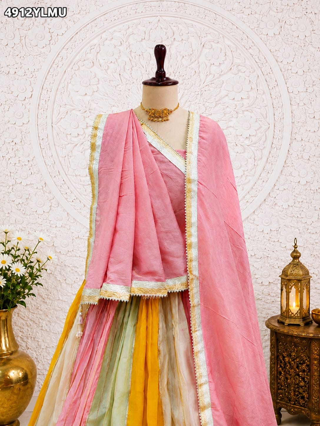 KcPc Upada Silk Designer Lehenga with Gota Work GOURI