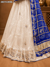 KcPc New Premium Traditional Lehenga in Udapa Silk Bandhani Pattern with Gota Patti WorkRTK