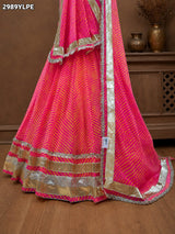 KcPc New Graceful Georgette Lehenga with Intricate Lampa Embellishment Classic Festive LookSSB