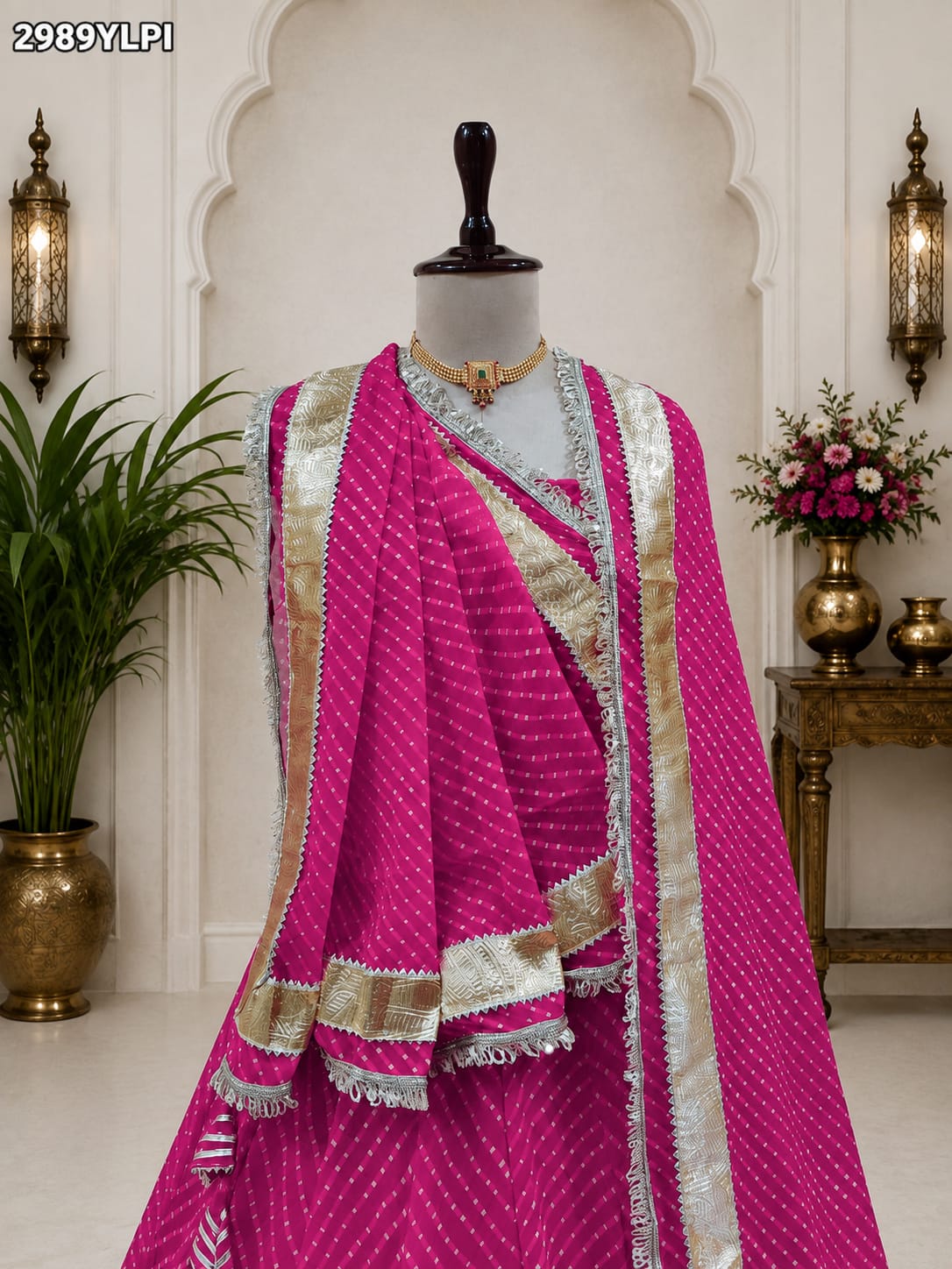 KcPc New Georgette Lehenga in Classic Traditional Style with Shimmering Lampa WorkSSB