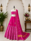 KcPc New Gaji Silk Bandhani Style Lehenga with GotaPatti Work VK