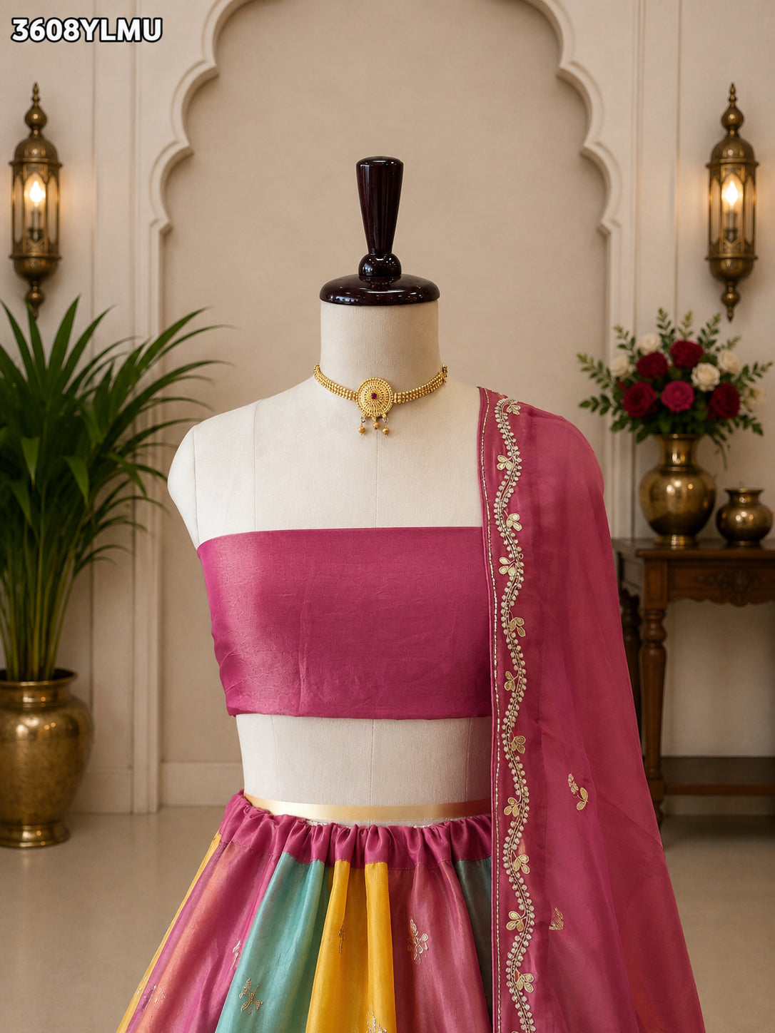 KcPc New Upada Silk Traditional Lehenga with GotaPatti Work VK