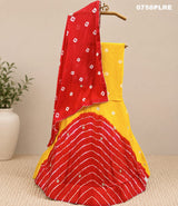 KcPc New Launch Chinon Bandhej Design With Cutdana Gotapatti Work LehengaGSM