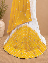 KcPc New Launch Chinon Bandhej Design With Cutdana Gotapatti Work LehengaGSM