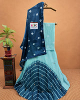 KcPc New Launch Chinon Bandhej Design With Cutdana Gotapatti Work LehengaGSM