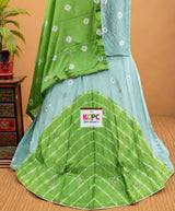 KcPc New Launch Chinon Bandhej Design With Cutdana Gotapatti Work LehengaGSM