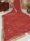 KcPc Royal Georgette Saree with Gotapatti Work MHS