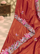 KcPc Premium HO Silk Saree with Beautiful Embroidery Work PDM