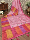 KcPc Kota Doria Banarasi Style Saree with Thread Embroidery Work SWA