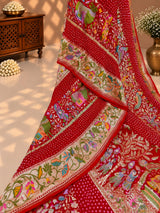 KcPc New Festive Special Kaddi Georgette Kalamkari Style SareesASIF