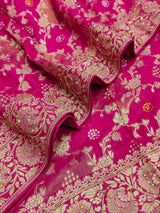 KcPc New Georgatte Banarasi Style With Cutdana Work Saree MOH
