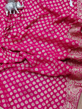 KcPc New Georgatte Banarasi Style With Cutdana Work Saree MOH