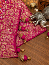 KcPc New Georgatte Banarasi Style With Cutdana Work Saree MOH