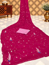KcPc Pure Diamond Chiffon Mukes Work Rajputi Traditional Saree VND Rani