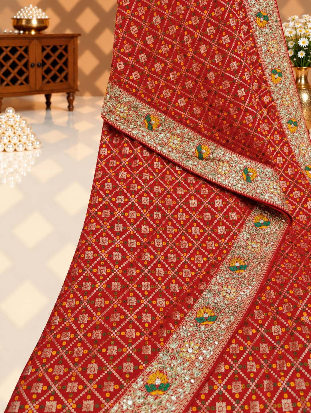 KcPc New Georgette Banarasi Style With GotapattiWork SareeNKR