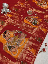 KcPc Latest Pure Munga Silk Karwa Chouth Special saree PF