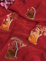 KcPc Latest Pure Munga Silk Karwa Chouth Special saree PF
