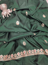 KcPc Premium Georgette Bandhani Saree with Elegant Gotapatti Work SARIKA
