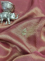 KcPc Tissue Silk Traditional Saree with Zardosi Gotapatti Work for Festive Wear