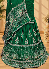 KcPc Special Lounch Pure Gaji Silk Bandhani Katdana Gotapatti Work Lehenga Set BTU