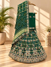 KcPc New Beautiful Pure gajji silk Lehenga Set With Gotapatti Handwork SATISH