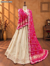 KcPc New Designer Upada Silk Lehenga with Traditional Cutdana Embroidery RTK