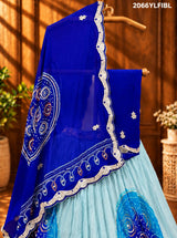 KcPc New Pure Ojeriya chinon Bandhani With Gota patti Work Lehenga SATISH