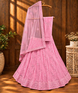 KCPC New Net Sequences Embroidery Lehenga Set