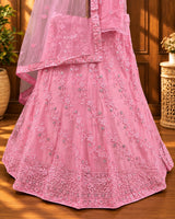 KCPC New Net Sequences Embroidery Lehenga Set