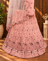 KCPC New Net Sequences Embroidery Lehenga set