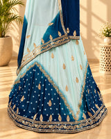 KcPc Latest Pure Chinon Beautiful Jaipuri Bandhej Gotapatti work Lehenga RAJ