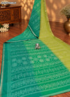 KcPc Georgette Bandhani Traditional Saree with Designer Zari Border