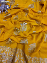 KcPc New Dola Silk Bandhani Zari Weaving Work Saree RTK