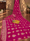 KcPc New SpecialDola Silk Bandhani Zari Weaving Work Saree RTK