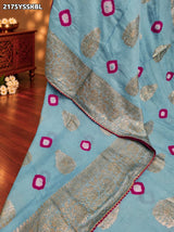 KcPc Special Dola Silk Bandhani Zari Weaving Work Saree RTK
