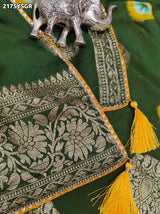 KcPc New Lounched Dola Silk Bandhani Zari Weaving Work Saree RTK