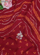KcPc Ojariya Traditional Style Saree with Designer Gota Patti Work and BlouseRKSH