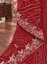 KcPc Ojariya Traditional Gota Patti Work Saree with Blouse for Festive CelebrationsRKSH