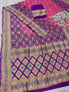 KcPc Pure Khaddi Georgette Royal Meenakari Woven Saree for Traditional Functions