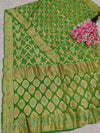 KcPc Pure Khaddi Georgette Royal Meenakari Work Ethnic Saree