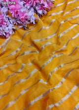 KcPc Designer Khaddi Georgette Leheriya Saree for Traditional WearVSH