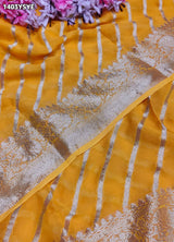 KcPc Designer Khaddi Georgette Leheriya Saree for Traditional WearVSH